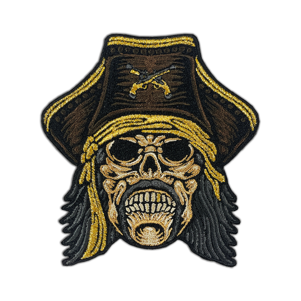 GZila Designs, Blackbeard Pirate Skull Patch
