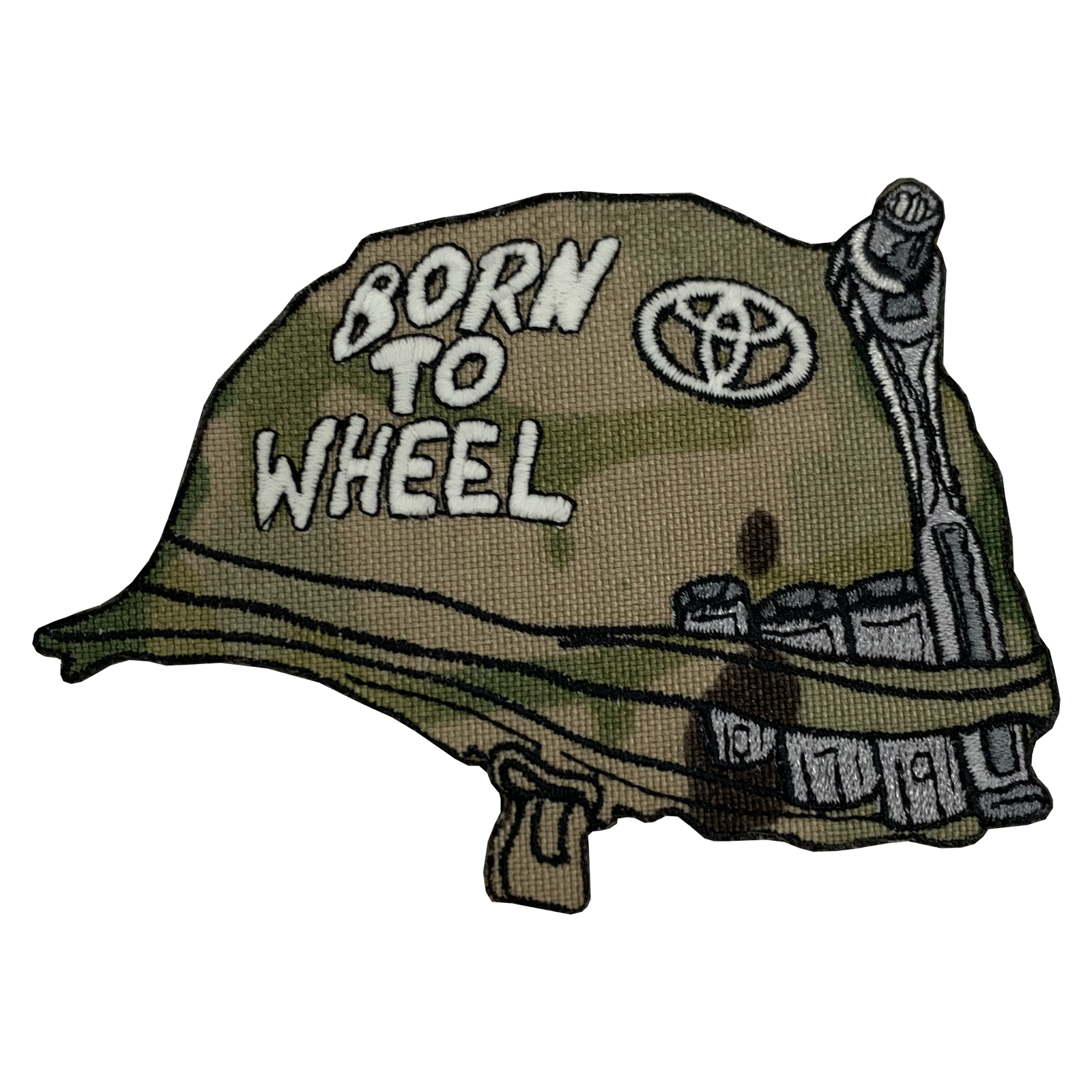 Born to Wheel Classic Patch - GZila Designs