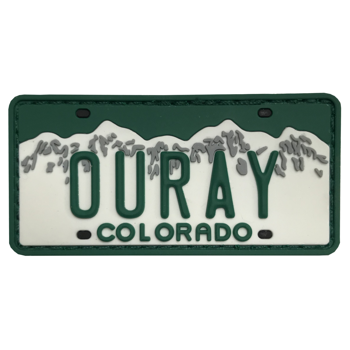 Ouray License Plate Patch - GZila Designs