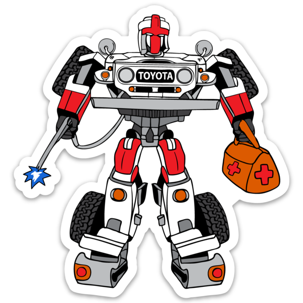 Robot FJ40 Sticker - GZila Designs