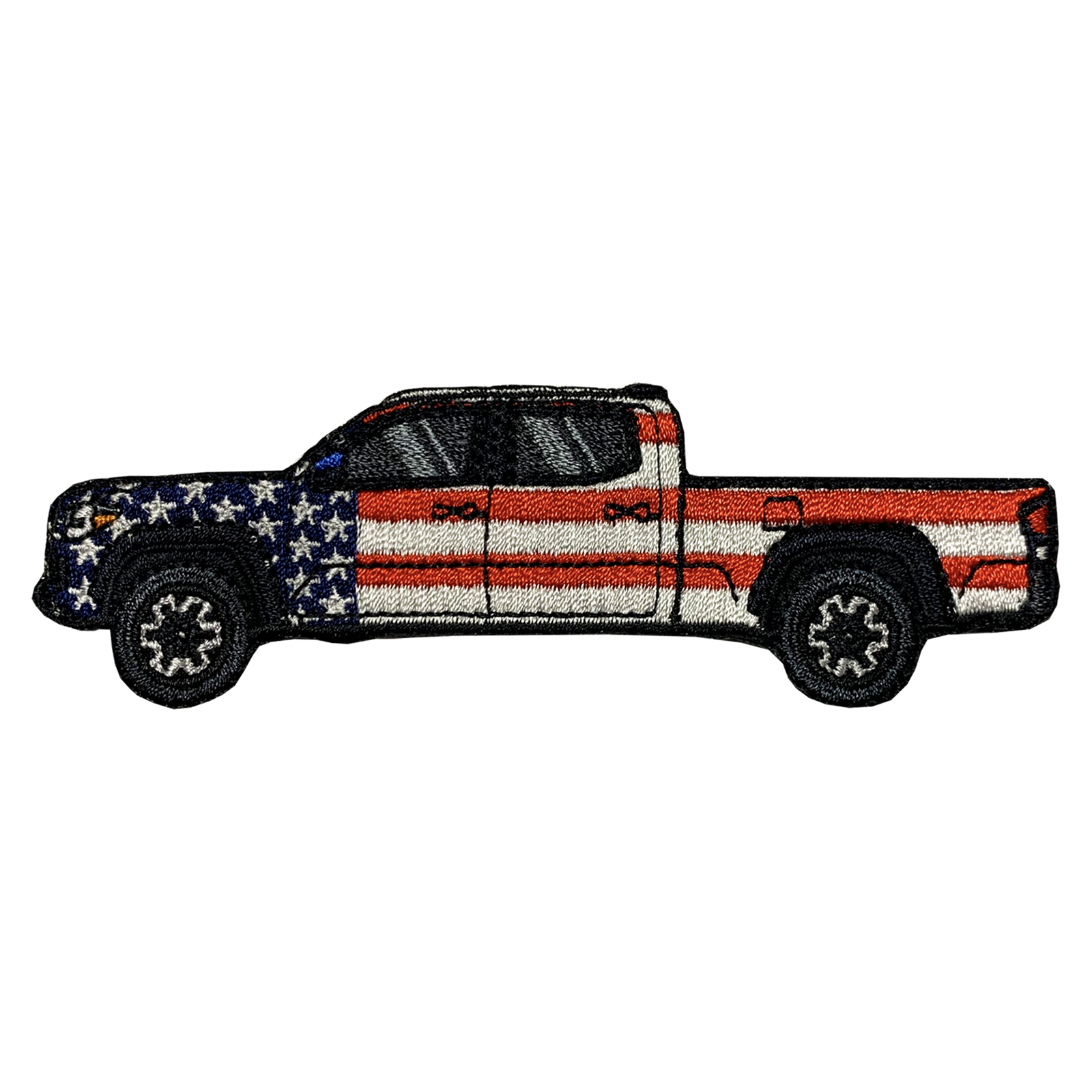 Tacoma Double Cab Long Bed Patriotic Patch - GZila Designs